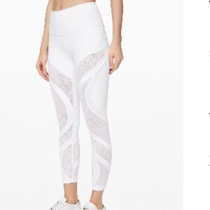 Lululemon Wunder Under High-Rise Leggings - White 25”